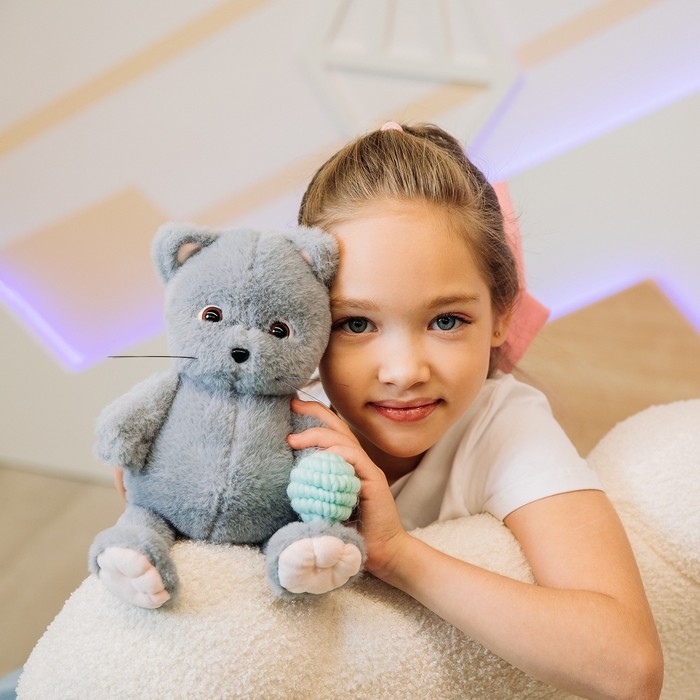 Мягкая игрушка &laquo;Кот Шанти&raquo;, с клубком, 26 см