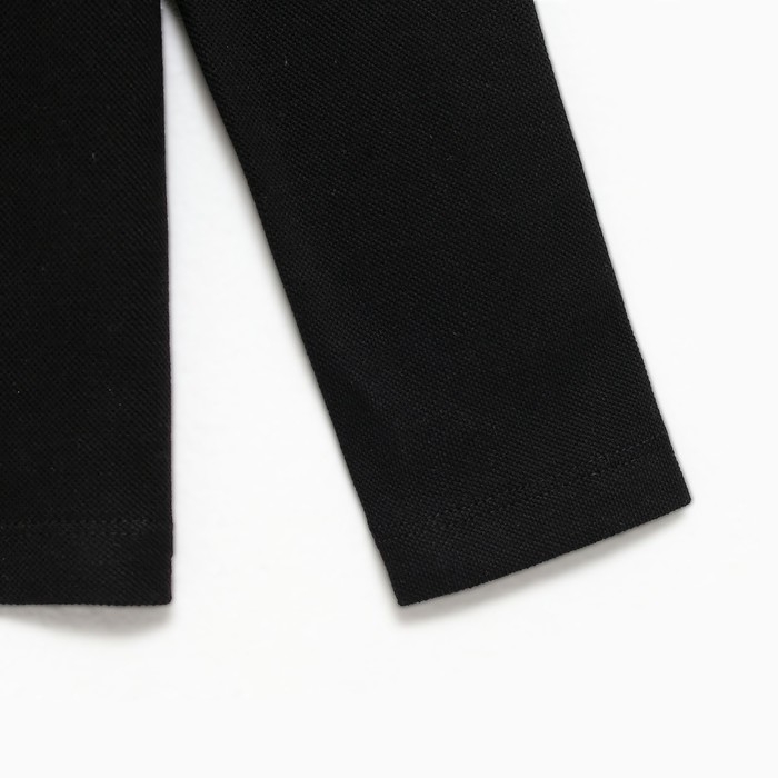 Джемпер (поло) детский MINAKU цвет черный, рост 128