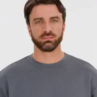 Джемпер с коротким рукавом Siluetti Volumica, серый, размер M/L