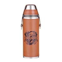 Фляжка для алкоголя и воды, 300 мл, "Лучший рыбак", нержавеющая сталь, 3 стопки по 30 мл