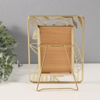 Фоторамка металл на 1 фото 10х15 см "Птичка колибри" золото 16,5х21,5 см Фоторамка металл на 1 фото 10х15 см "Птичка колибри" золото 16,5х21,5 см