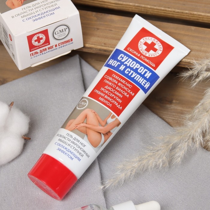 Гель для ног и ступней Гель для ног и ступней "Скорая Помощь Судороги", 100 мл
