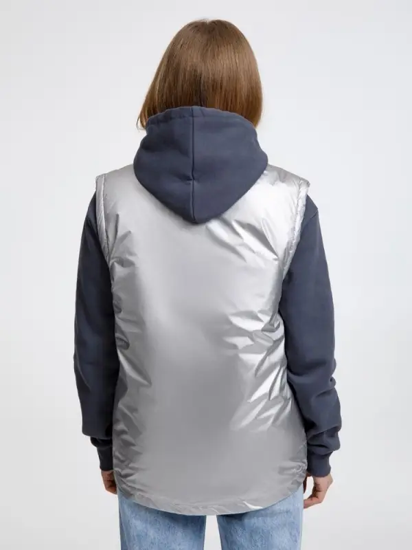 Жилет Kama серебристый, размер S