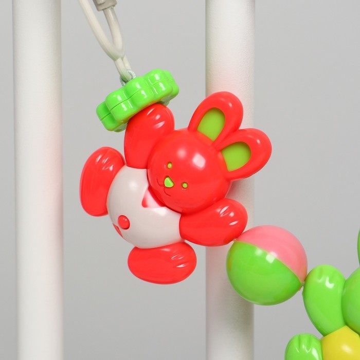 Растяжка на коляску/кроватку «Зайки», 4 игрушки, Крошка Я Растяжка на коляску/кроватку «Зайки», 4 игрушки, Крошка Я