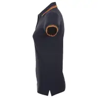 Рубашка поло женская Pasadena Women 200 с контрастной отделкой, темно-синяя (navy) с неоново-оранжевым, размер L Рубашка поло женская Pasadena Women 200 с контрастной отделкой, темно-синяя (navy) с неоново-оранжевым, размер L