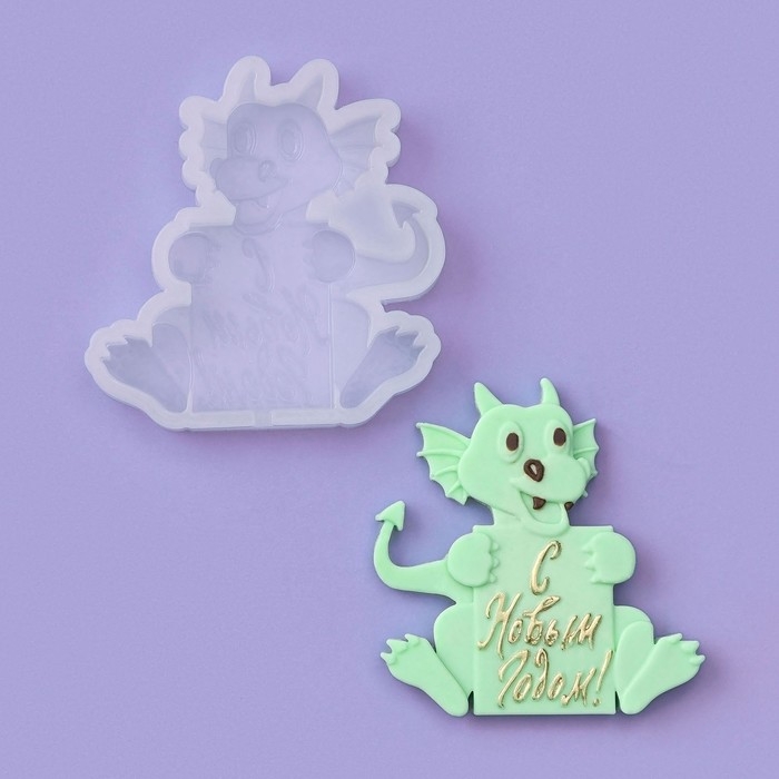 Силиконовый молд для леденцов и шоколада &laquo;С Новым годом&raquo;