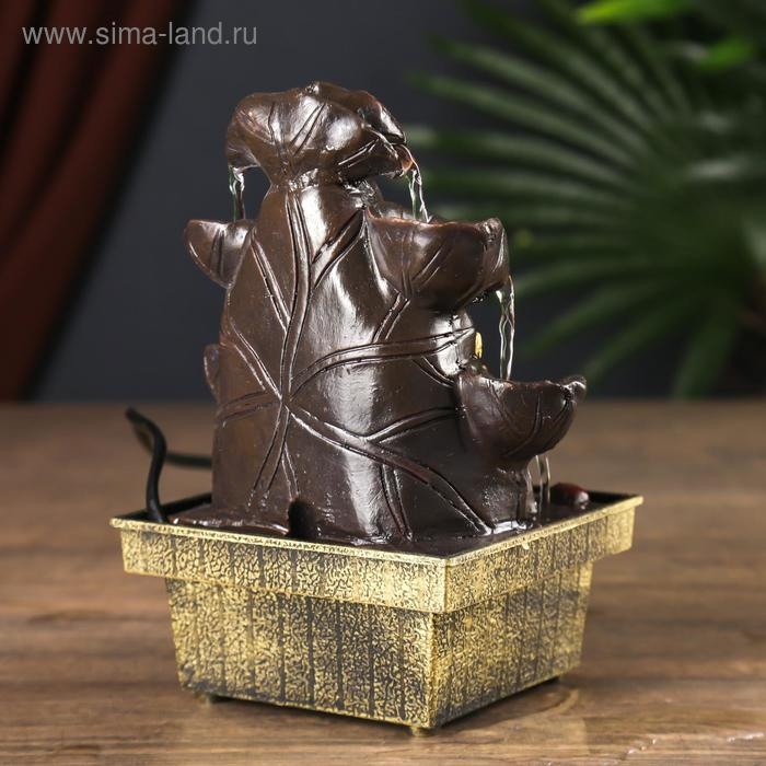 Фонтан настольный от сети "Ганеша - Бог предпринимательства и удачи" 18х12х12 см