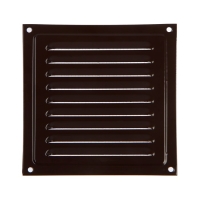 Решетка вентиляционная "КосмоВент" РМ1515КР, 150 х 150 мм, с сеткой, металл, коричневая Решетка вентиляционная "КосмоВент" РМ1515КР, 150 х 150 мм, с сеткой, металл, коричневая