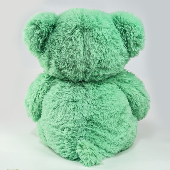 Мягкая игрушка "Медведь" с бантиком, 80 см, цвет зеленый