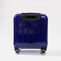 Чемодан детский 41 л (S), отдел на молнии, кодовый замок, 4 колеса, цвет синий