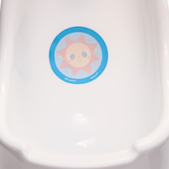 Писсуар детский пластиковый &laquo;Солнышко&raquo;, цвет белый