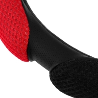 Оплетка на руль TORSO, анатомическая, 6 подушек, размер 38 см, черно-красный Оплетка на руль TORSO, анатомическая, 6 подушек, размер 38 см, черно-красный