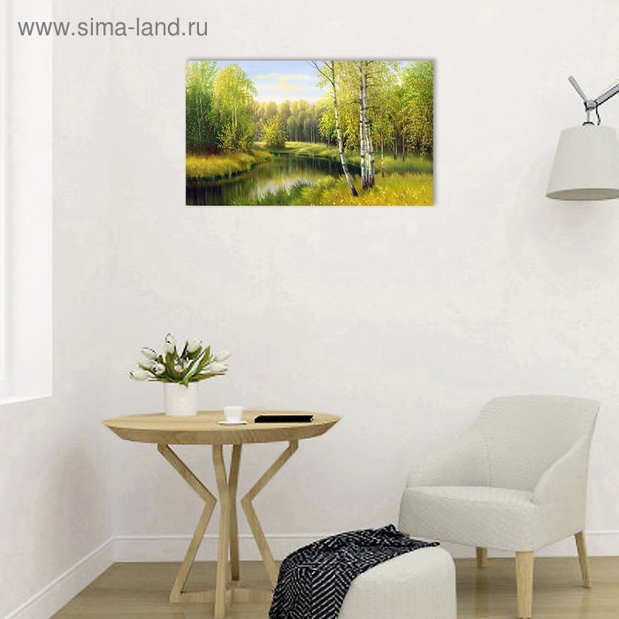 Картина на холсте "Лесная поэзия" 60*100 см