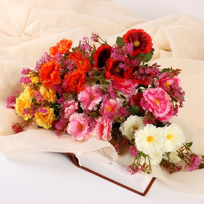 Букет Букет "Циния изящная" 5х24 см, микс