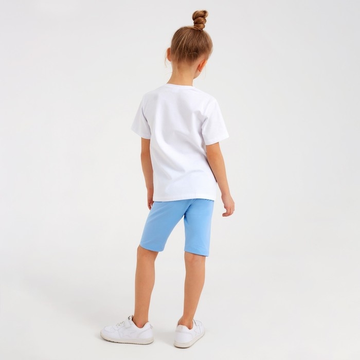 Велосипедки для девочки MINAKU, цвет голубой, рост 146 Велосипедки для девочки MINAKU, цвет голубой, рост 146