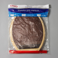 Сиденье для унитаза с крышкой Росспласт «Декор. Кожа», 44,5×37,5 см, цвет коричневый Сиденье для унитаза с крышкой Росспласт «Декор. Кожа», 44,5×37,5 см, цвет коричневый