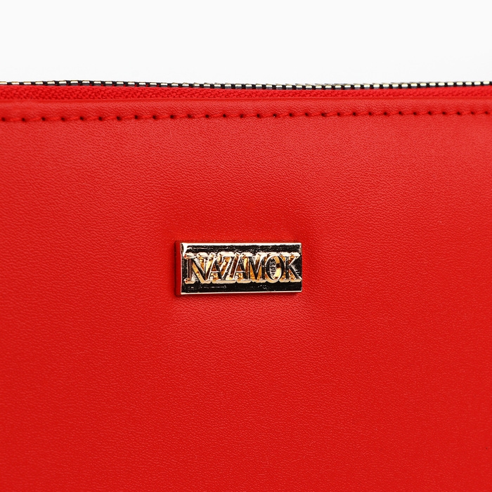 Кошелек кожзам NAZAMOK, 19*9,5см, красный цвет Кошелек кожзам NAZAMOK, 19*9,5см, красный цвет