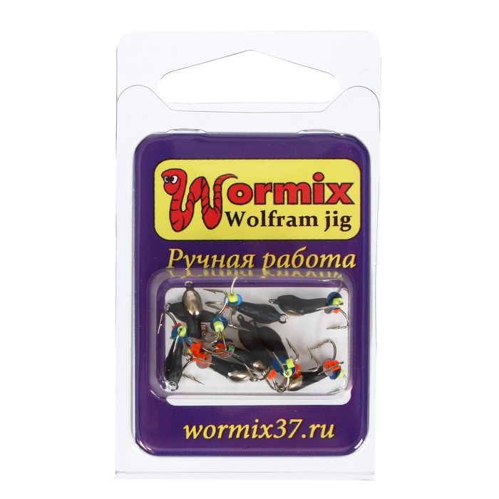 Мормышка Чертик Мормышка Чертик "Банан" с серебряной коронкой, вес 0.7 г, размер 3