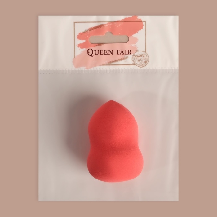 Спонж для макияжа &laquo;Амфора&raquo;, 6 &times; 4 см, увеличивается при намокании, цвет МИКС