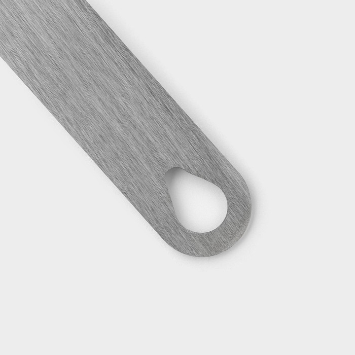 Лопатка кондитерская KONFINETTA, 22&times;2 см, рабочая часть 8&times;2 см, цвет серебристый