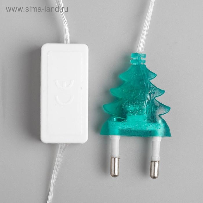 Гирлянда «Нить» 5 м с насадками «Звёзды», IP20, прозрачная нить, 20 LED, свечение мульти (RG/RB), мигание, 220 В Гирлянда «Нить» 5 м с насадками «Звёзды», IP20, прозрачная нить, 20 LED, свечение мульти (RG/RB), мигание, 220 В