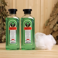 Шампунь и гель для душа "На травах" по 300 мл + мочалка Шампунь и гель для душа "На травах" по 300 мл + мочалка