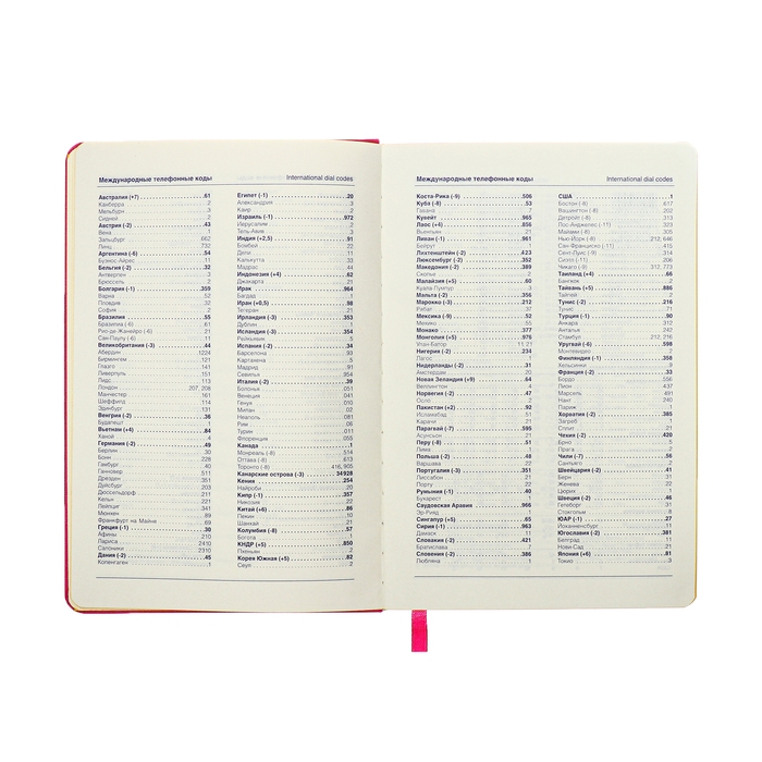 Ежедневник недатированный A5, 140л, клетка, кожзам, на резинке, желтый срез, Фуксия Ежедневник недатированный A5, 140л, клетка, кожзам, на резинке, желтый срез, Фуксия