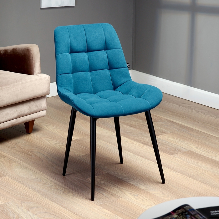 Стул Президент, синий софт