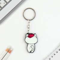 Брелок для ключей акриловый &laquo;Котик&raquo;, 3,5 х 10 см