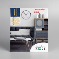 Неоновая вывеска &laquo;Ноты&raquo; 19 &times; 21 см, батарейки ААх3 (не в комплекте), USB, свечение голубое