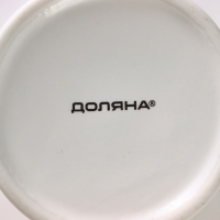 Кружка фарфоровая Доляна &laquo;Романтика медведей&raquo;, 380 мл, цвет белый