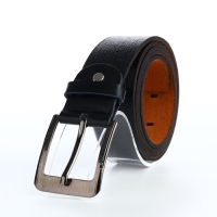 Ремень мужской, ширина 3,5 см, винт, пряжка металл, цвет чёрный Ремень мужской, ширина 3,5 см, винт, пряжка металл, цвет чёрный