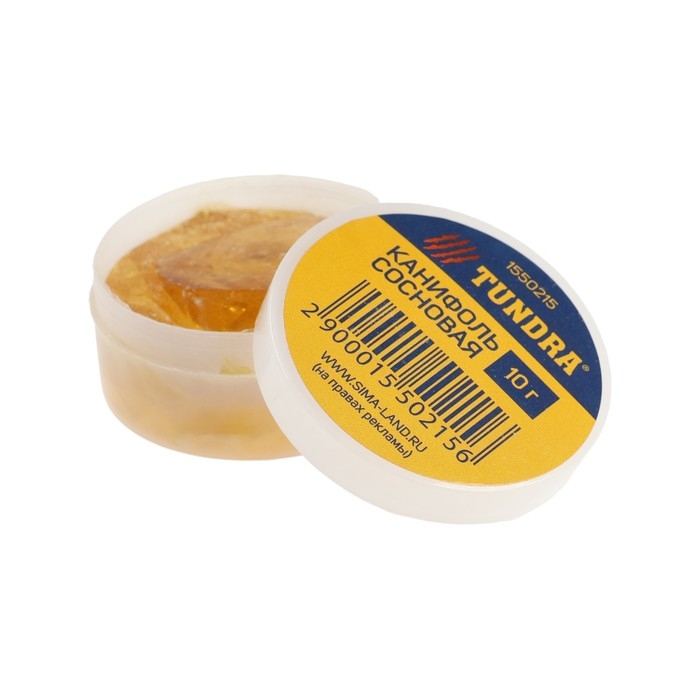 Набор для пайки ТУНДРА ВДОМ, припой ПОС 63 (1 мм, 40 г), канифоль (10 г)