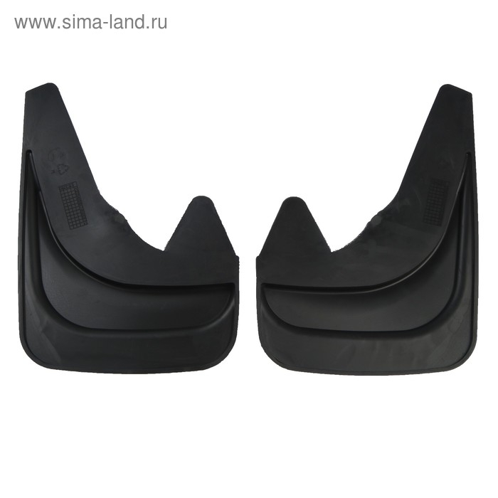 Брызговики универсальные ТюменьАвтоДеталь, 22 х 31 см, резина, чёрные, набор 2 шт