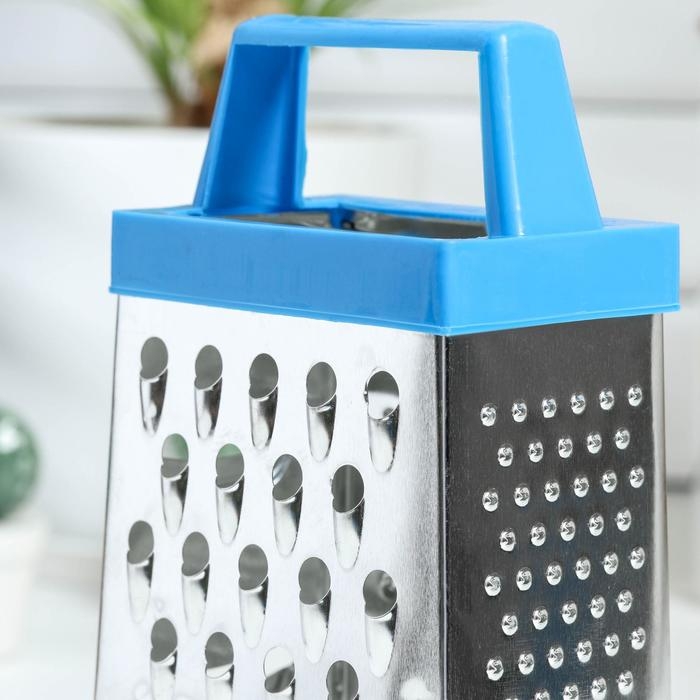 Тёрка четырёхгранная Доляна &laquo;Классика&raquo;, 23 см, цвет МИКС