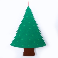 Набор для творчества «Ёлочка с золотой звездой» украшения на липучках Набор для творчества «Ёлочка с золотой звездой» украшения на липучках