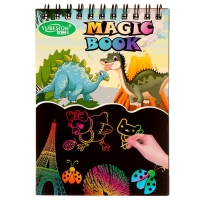 Блокнот-гравюра &laquo;Мир динозавров&raquo;, 10 листов, штихель