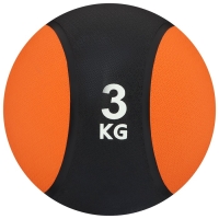 Медицинбол ONLYTOP, 3 кг, цвет оранжевый Медицинбол ONLYTOP, 3 кг, цвет оранжевый