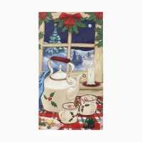 Новый год. Полотенце Этель "Исполнения желаний" 40х73 см, 100% хлопок, саржа 190 г/м2