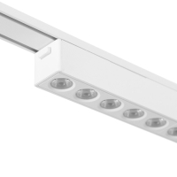 Светильник трековый ULTRA "Линза" LED 24Вт 3000K-5700К CRI90 белый 44,5х2,6х2,4см Светильник трековый ULTRA "Линза" LED 24Вт 3000K-5700К CRI90 белый 44,5х2,6х2,4см