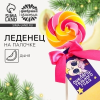 Леденец на палочке &laquo;Ошеламительного года&raquo;: со вкусом дыни, 15 г