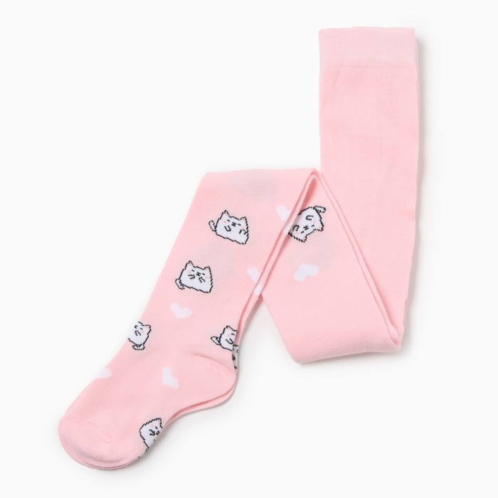 Колготки детские KAFTAN Колготки детские KAFTAN "Котики", 104-110 см, розовый