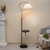 Торшер 19040/1 E27 40Вт черно-золотой 50х30х165 см