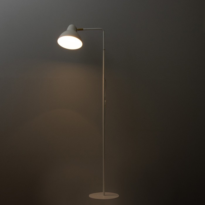 Торшер "Шауди" 1х40Вт Е27 белый