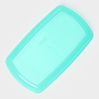 Хлебница &laquo;Fresh&raquo;, 23,5&times;14&times;10 см, цвет мятный-полупрозрачный