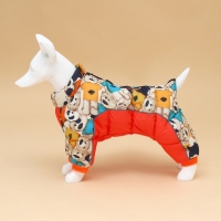 Комбинезон для собак "Мишка Тедди", размер 20 (ДС 36 см, ОГ 52 см, ОШ 33 см), оранжевый Комбинезон для собак "Мишка Тедди", размер 20 (ДС 36 см, ОГ 52 см, ОШ 33 см), оранжевый