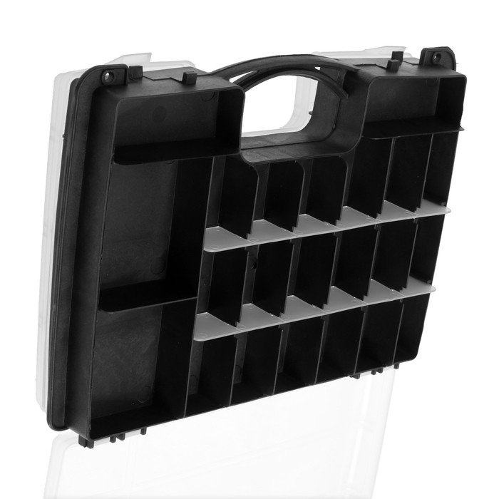 Органайзер двухсторонний ТУНДРА, 22/10 отделений, 12 Органайзер двухсторонний ТУНДРА, 22/10 отделений, 12", 295 х 220 х 76 мм