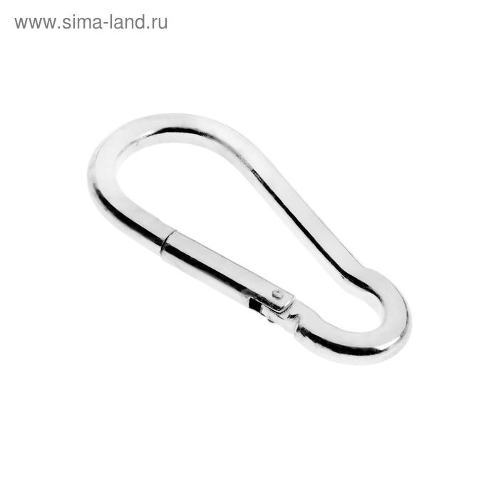 Карабин ТУНДРА krep, DIN5299С, 12х140 мм, оцинкованный, 1шт. Карабин ТУНДРА krep, DIN5299С, 12х140 мм, оцинкованный, 1шт.