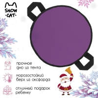 Ледянка Snow Cat, d=40 см, толщина 2 см, цвет МИКС Ледянка Snow Cat, d=40 см, толщина 2 см, цвет МИКС