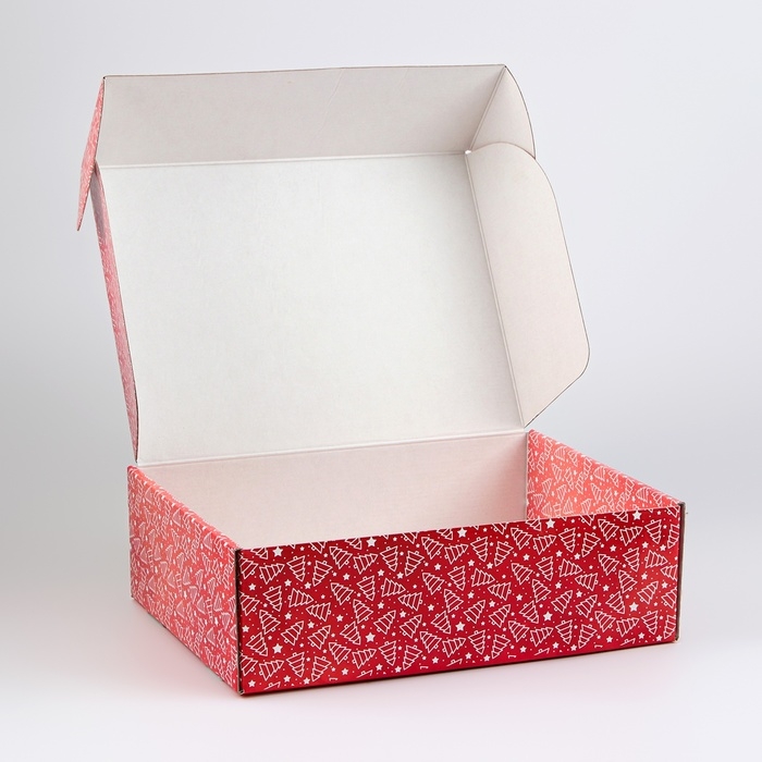 Складная коробка &laquo;Ёлка и подарки&raquo;, 30,7 &times; 22 &times; 9,5 см